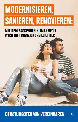 Passende Finanzierung mit dem Klimakredit